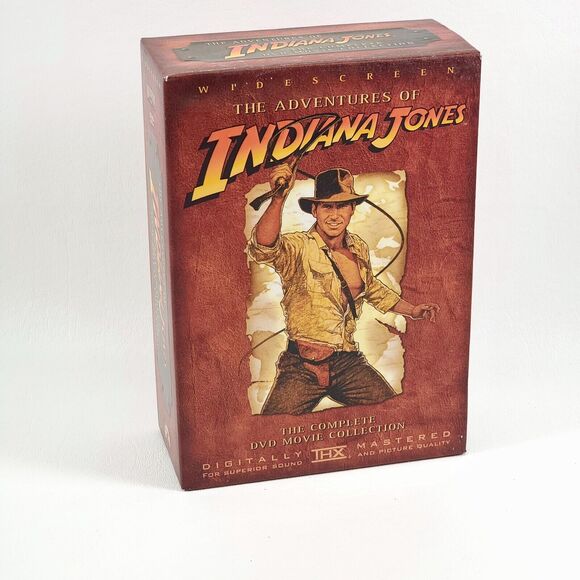 The Adventures of Indiana Jones Widescreen 4-Disc DVD Set Like New Harrison Ford - Picture 10 of 16